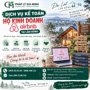 Dịch vụ kế toán hộ kinh doanh Airbnb tại Lâm Đồng