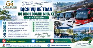 Dịch vụ kế toán hộ kinh doanh nhà xe tại Lâm Đồng