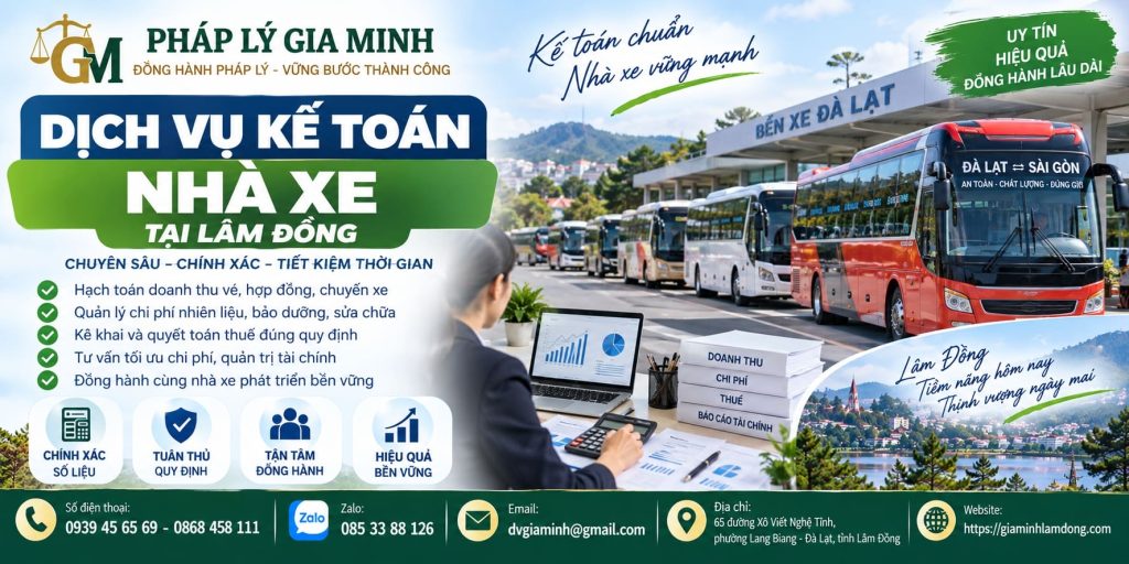 Dịch vụ kế toán nhà xe tại Lâm Đồng