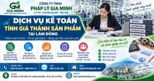 Dịch vụ kế toán tính giá thành sản phẩm tại Lâm Đồng
