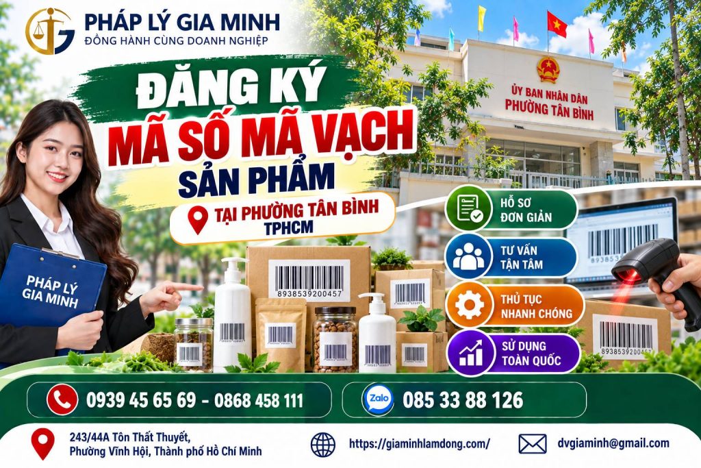 Đăng ký mã số mã vạch sản phẩm tại phường Tân Bình TPHCM