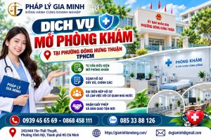 Dịch vụ mở phòng khám tại phường Đông Hưng Thuận TPHCM