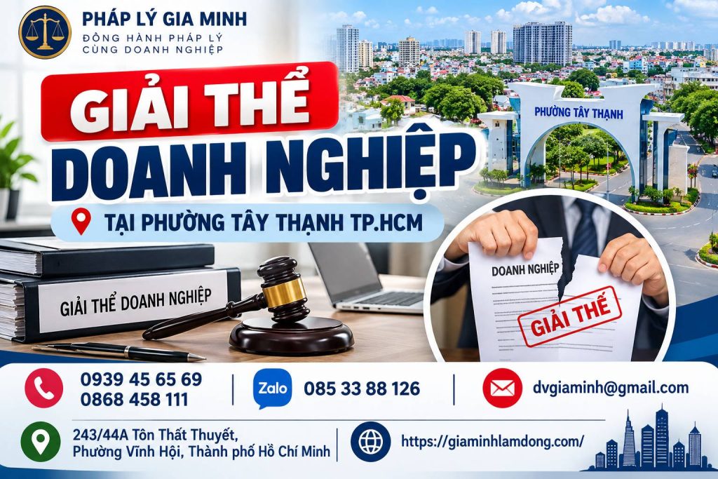 Giải thể doanh nghiệp tại phường Tây Thạnh TP.HCM